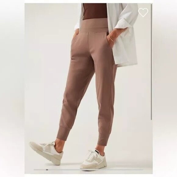 Athleta Venice High Rise Jogger Pants in Brown Size Large - Picture 3 of 11